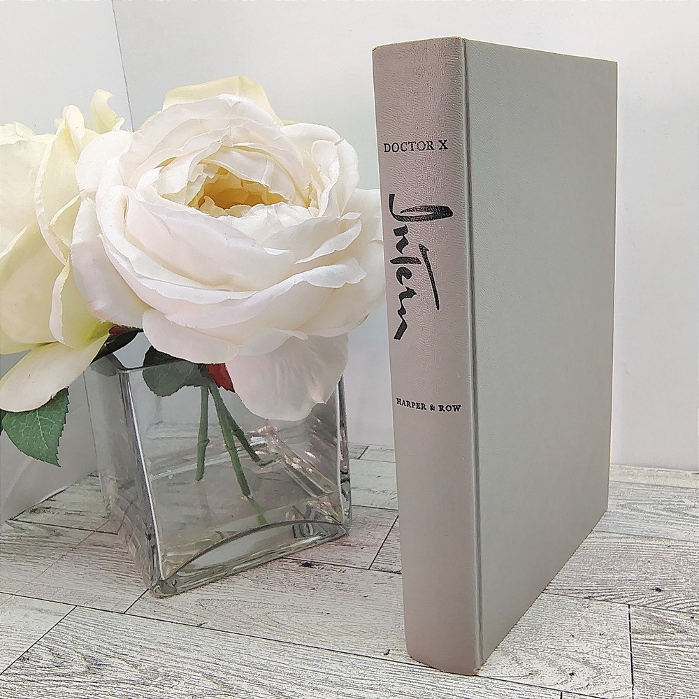 Intern Doctor X 1965‎ Gray Cloth Hardcover Midcentury Medical Drama Shelf Decor